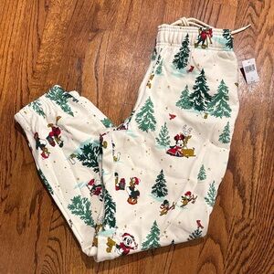 NWT Disney Holiday/Winter Joggers